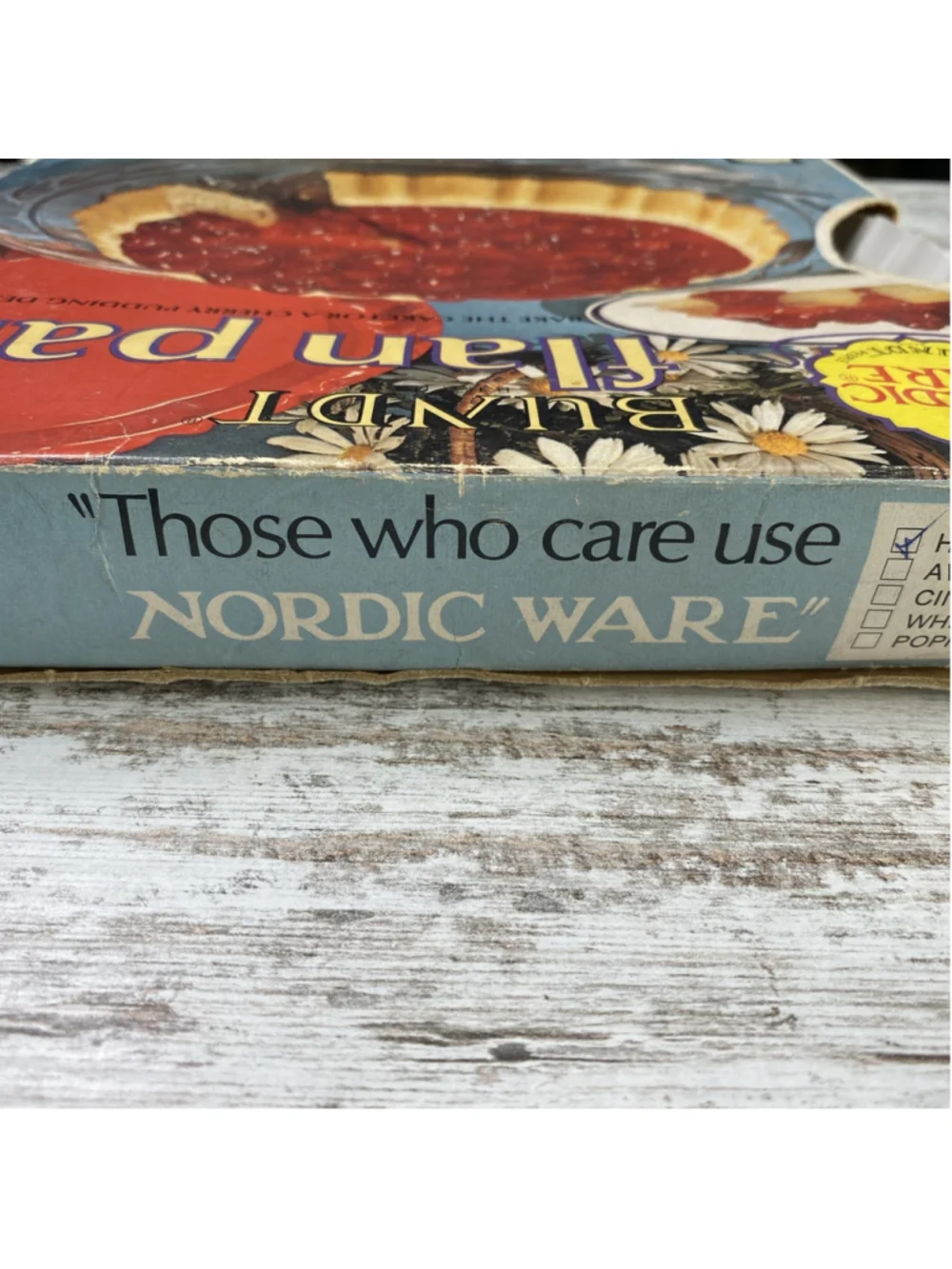 Vintage Nordic Ware Harvest Yellow Flan Pan 4 Cup Bundt w/ Original Box